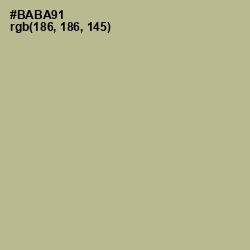 #BABA91 - Heathered Gray Color Image