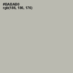 #BABAB0 - Tide Color Image