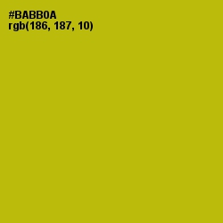 #BABB0A - Sahara Color Image