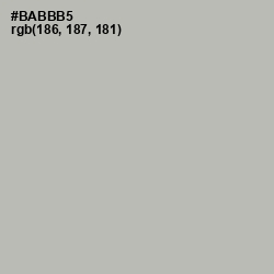 #BABBB5 - Tide Color Image