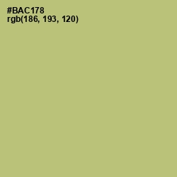 #BAC178 - Wild Willow Color Image