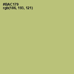 #BAC179 - Wild Willow Color Image