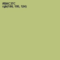 #BAC37C - Wild Willow Color Image