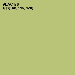 #BAC478 - Wild Willow Color Image