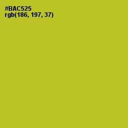 #BAC525 - Key Lime Pie Color Image