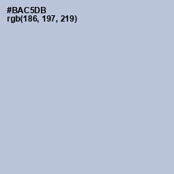 #BAC5DB - Heather Color Image