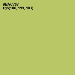 #BAC767 - Wild Willow Color Image