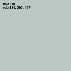 #BAC8C5 - Powder Ash Color Image