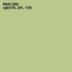 #BAC98B - Rainee Color Image