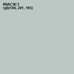 #BAC9C3 - Powder Ash Color Image