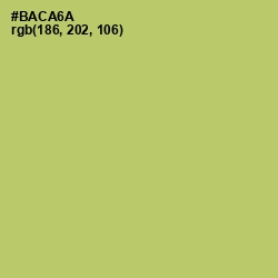 #BACA6A - Wild Willow Color Image