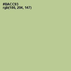 #BACC93 - Rainee Color Image