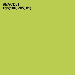 #BACD51 - Celery Color Image