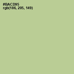 #BACD95 - Rainee Color Image