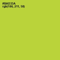 #BAD33A - Key Lime Pie Color Image