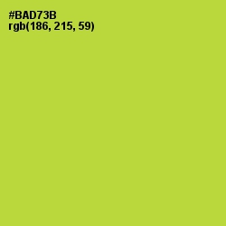 #BAD73B - Key Lime Pie Color Image