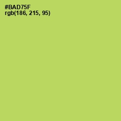 #BAD75F - Celery Color Image