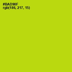 #BAD90F - Fuego Color Image