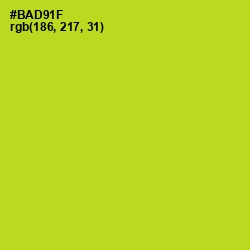 #BAD91F - Fuego Color Image