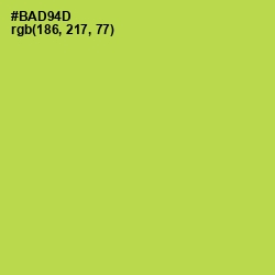 #BAD94D - Conifer Color Image