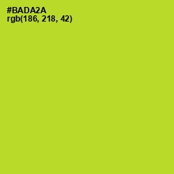 #BADA2A - Key Lime Pie Color Image