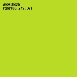 #BADB25 - Key Lime Pie Color Image