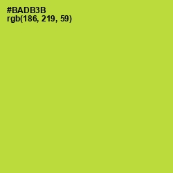 #BADB3B - Key Lime Pie Color Image