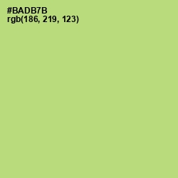 #BADB7B - Wild Willow Color Image