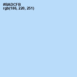 #BADCFB - Spindle Color Image