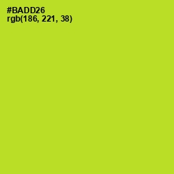 #BADD26 - Key Lime Pie Color Image