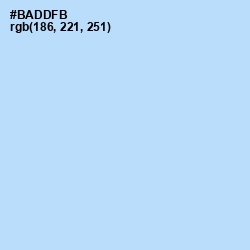 #BADDFB - Spindle Color Image