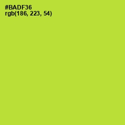 #BADF36 - Key Lime Pie Color Image