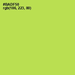 #BADF50 - Conifer Color Image