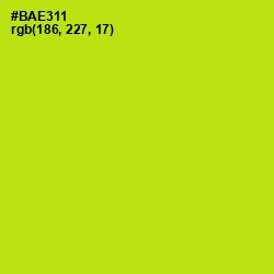 #BAE311 - Inch Worm Color Image