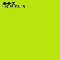 #BAE40D - Inch Worm Color Image