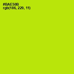 #BAE50B - Inch Worm Color Image