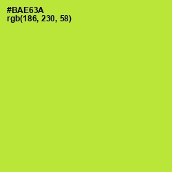 #BAE63A - Green Yellow Color Image