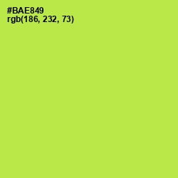 #BAE849 - Conifer Color Image