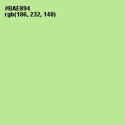 #BAE894 - Moss Green Color Image