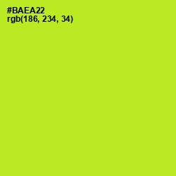 #BAEA22 - Green Yellow Color Image