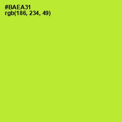 #BAEA31 - Green Yellow Color Image