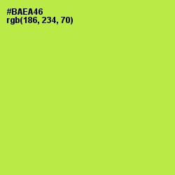 #BAEA46 - Conifer Color Image