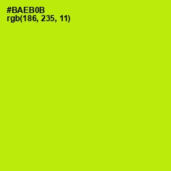 #BAEB0B - Inch Worm Color Image