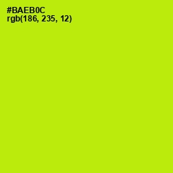 #BAEB0C - Inch Worm Color Image