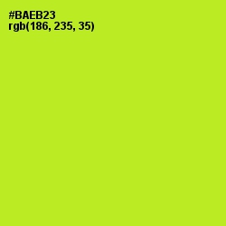 #BAEB23 - Green Yellow Color Image