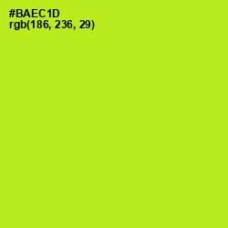 #BAEC1D - Inch Worm Color Image