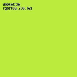 #BAEC3E - Green Yellow Color Image