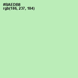 #BAEDB8 - Madang Color Image