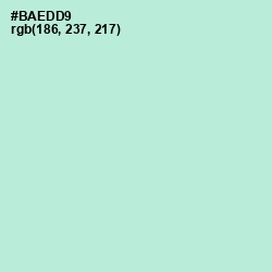 #BAEDD9 - Cruise Color Image