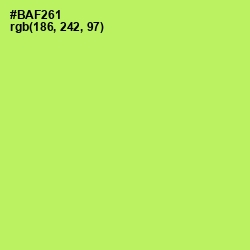 #BAF261 - Conifer Color Image